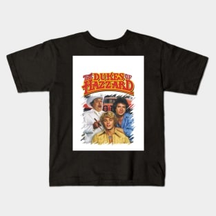 Dukes Of Hazzard Rural Rebels Kids T-Shirt